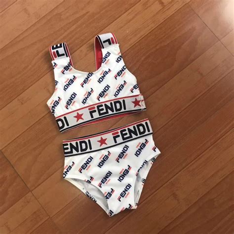 fendi kids swimsuit|Fendi Kids .